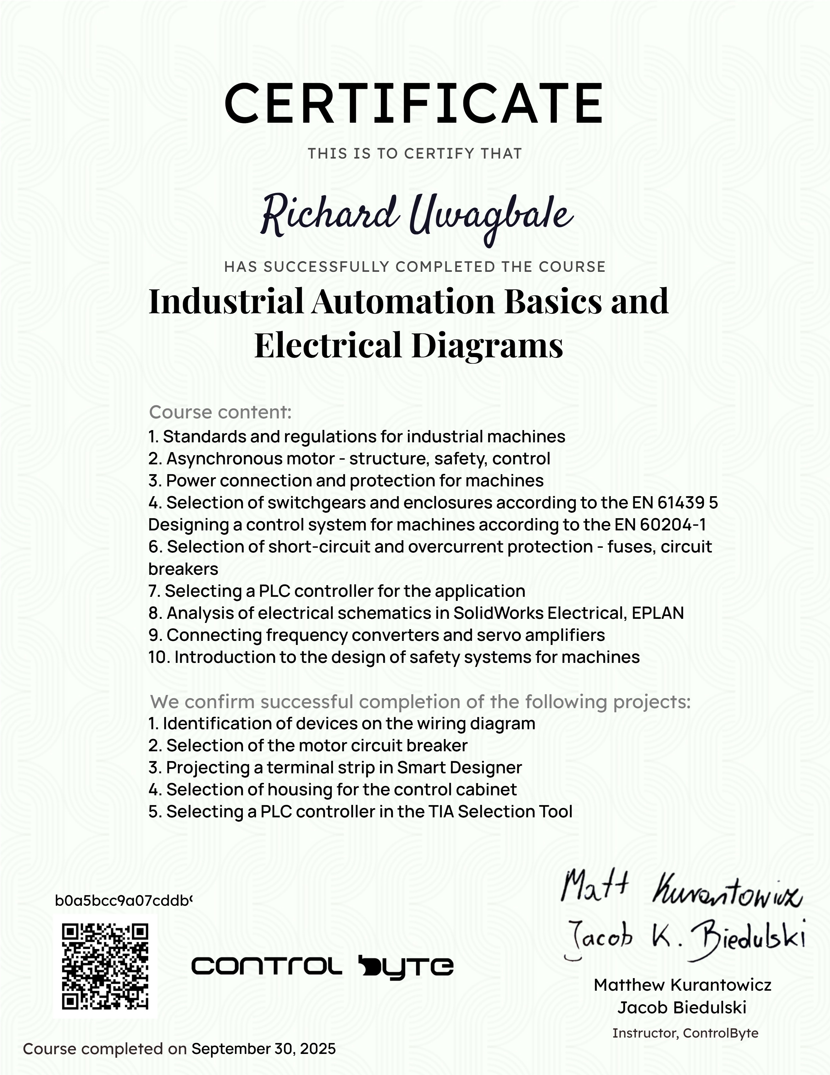 Industrial Automation Basics and Electrical Diagrams