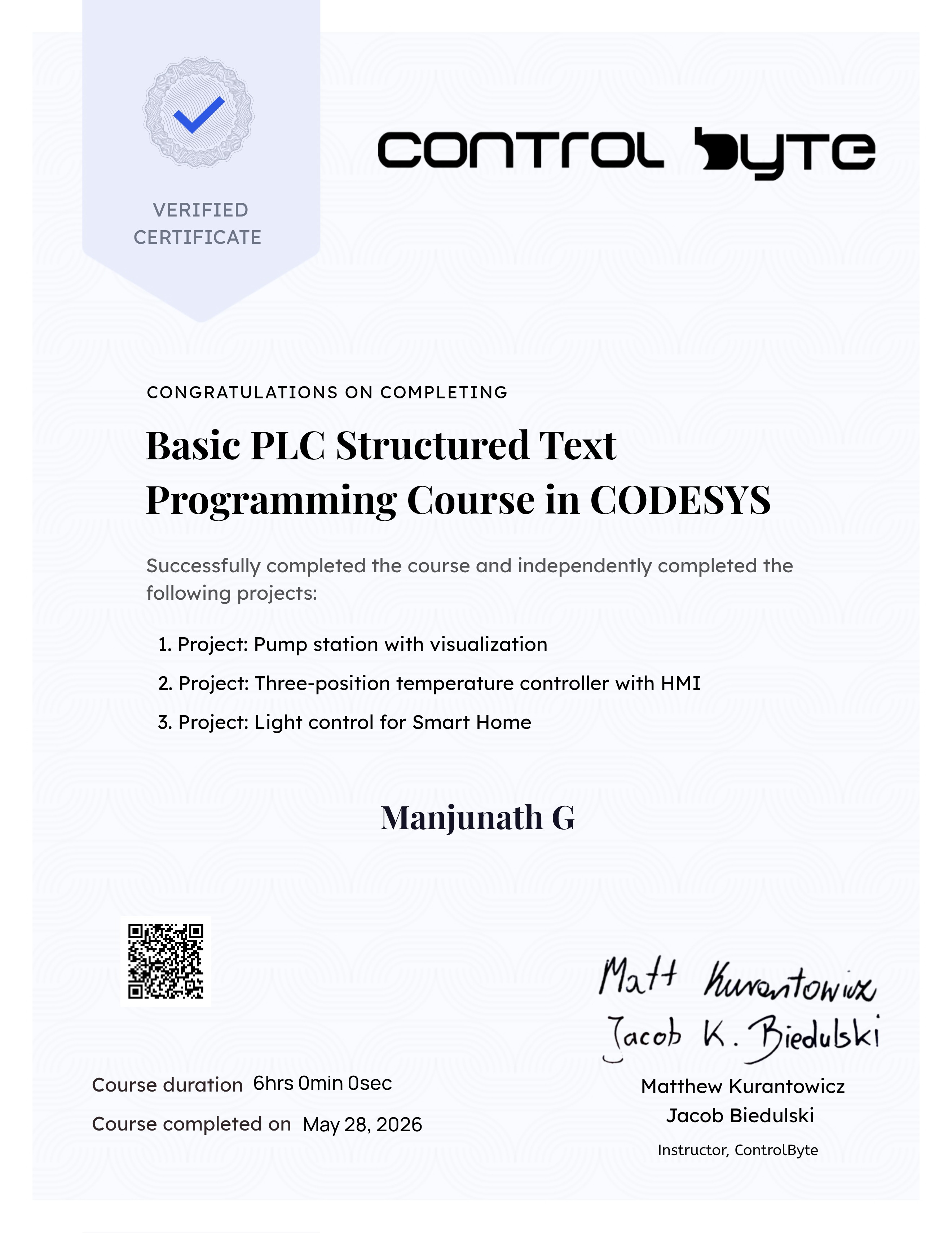 Basic PLC Structured Text Programming Course in CODESYS